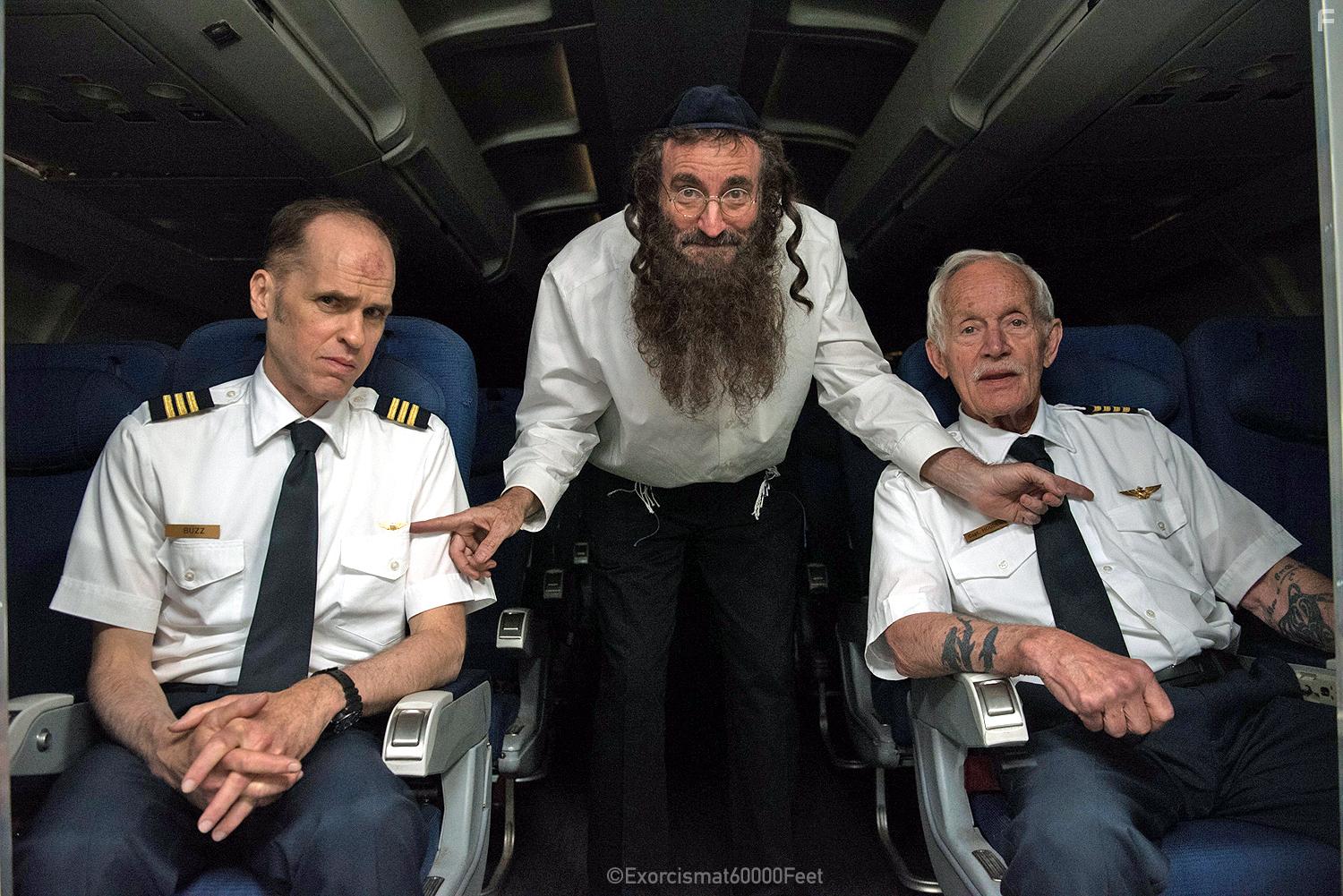 Lance Henriksen, Kevin J. O'Connor, and Robert Rhine in Exorcism at 60,000 Feet (2019)