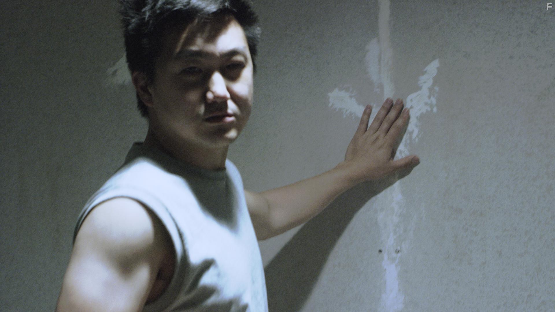 John E Seymore and Edward Hong in Human Zoo (2020)