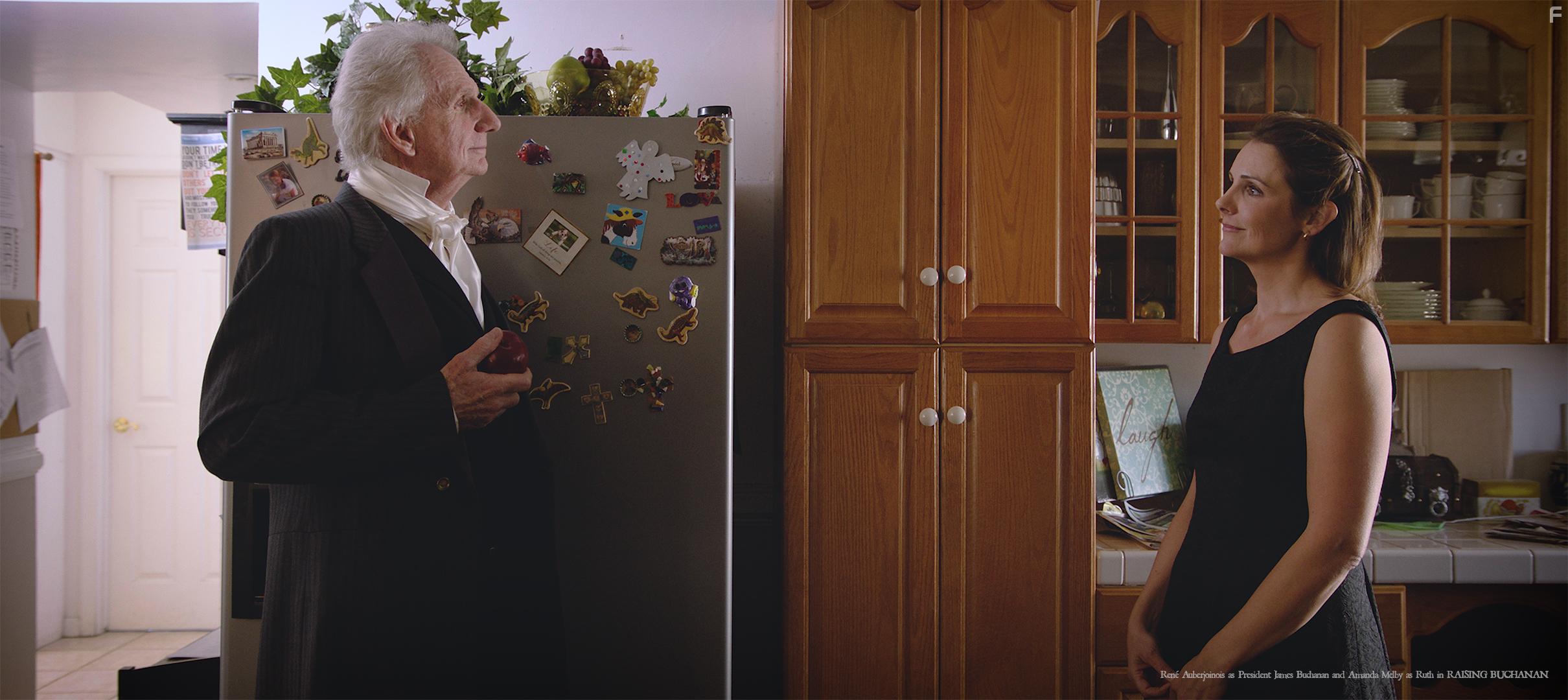 Rene Auberjonois and Amanda Melby in Raising Buchanan (2019)