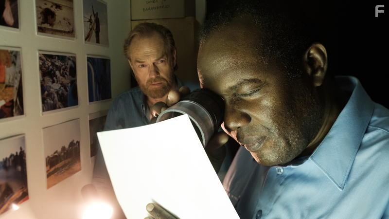 Hugo Weaving and Andrew Luri in Hearts and Bones (2019)