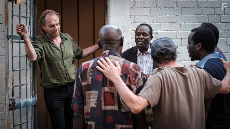 Hugo Weaving and Andrew Luri in Hearts and Bones (2019)