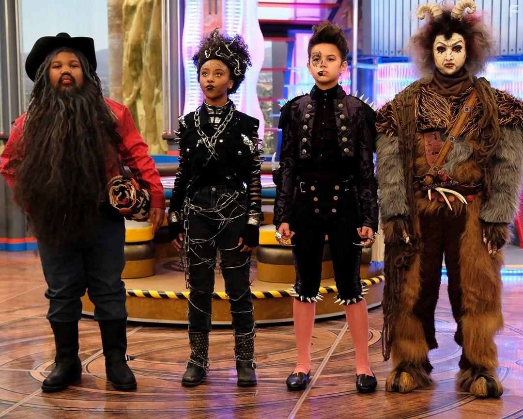 Luca Luhan, Terrence Little Gardenhigh, Havan Flores, and Dana Heath in Danger Force (2020)