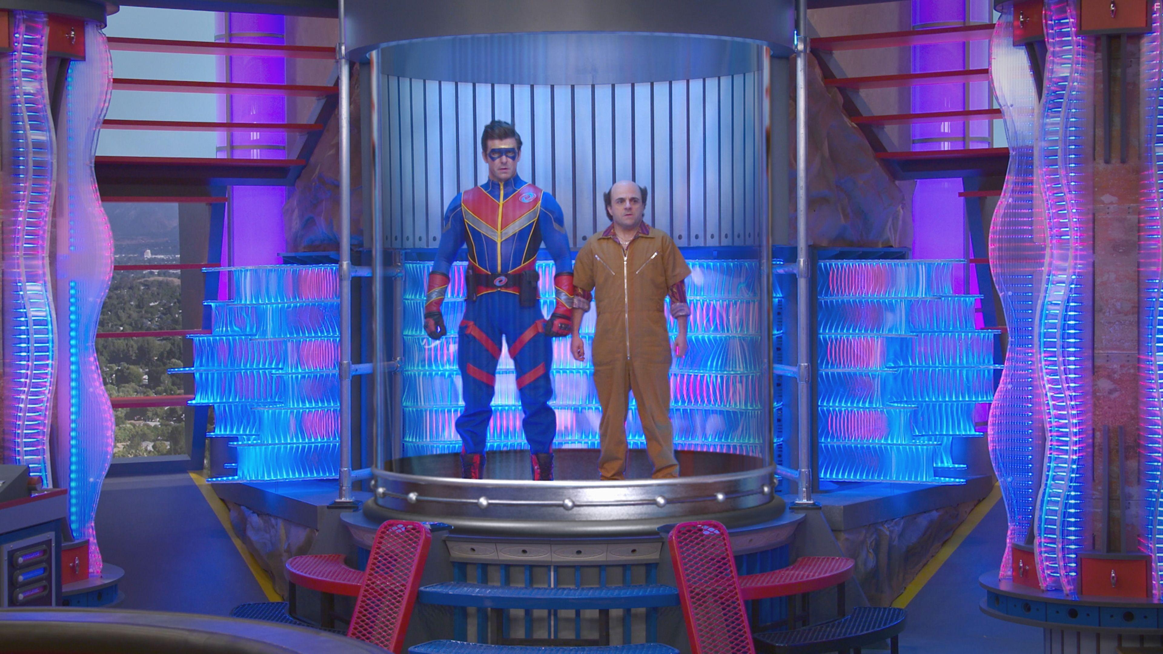 Cooper Barnes and Michael D. Cohen in Danger Force (2020)