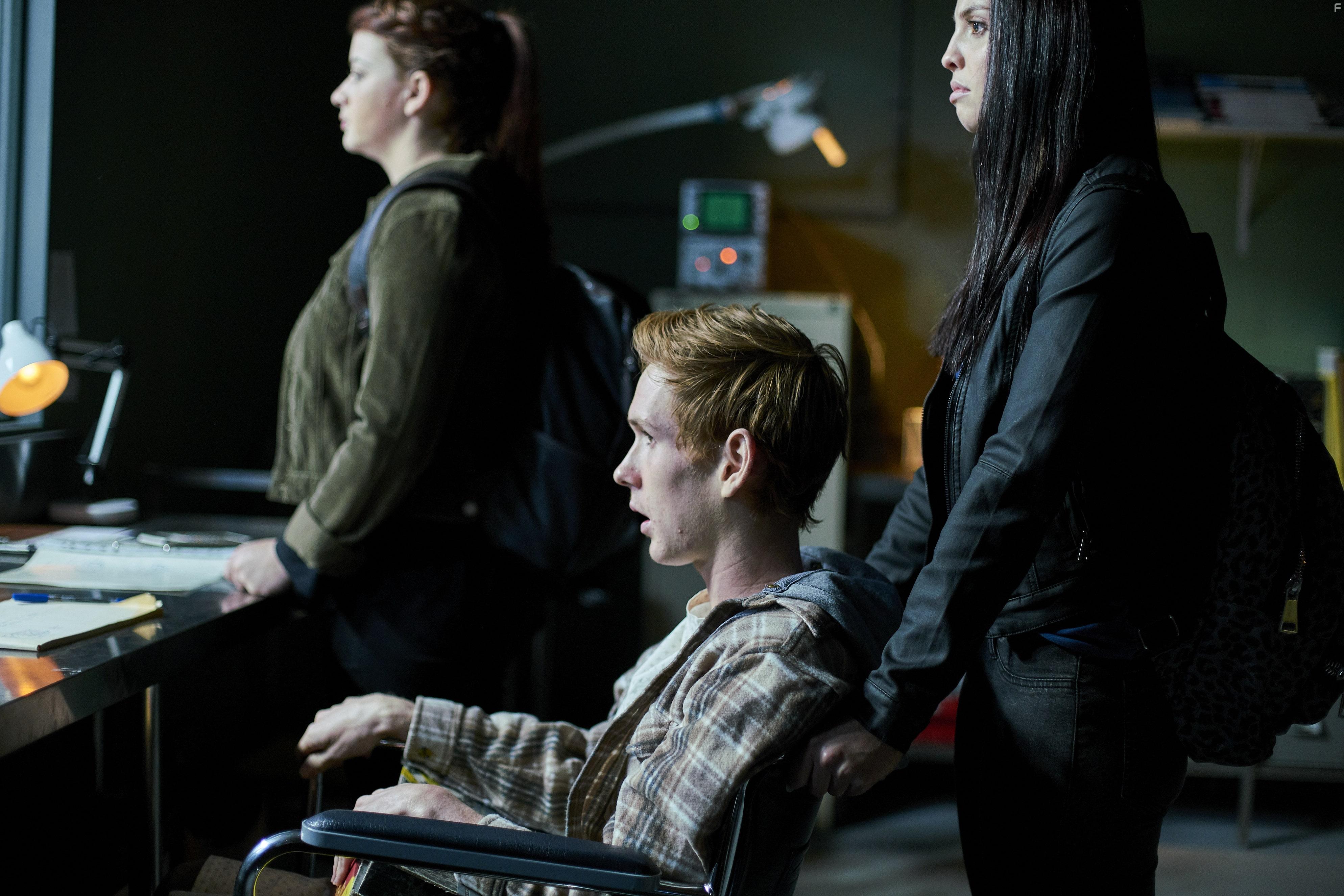 Sara West, Benson Jack Anthony, and Amelia Douglass in Awoken (2019)