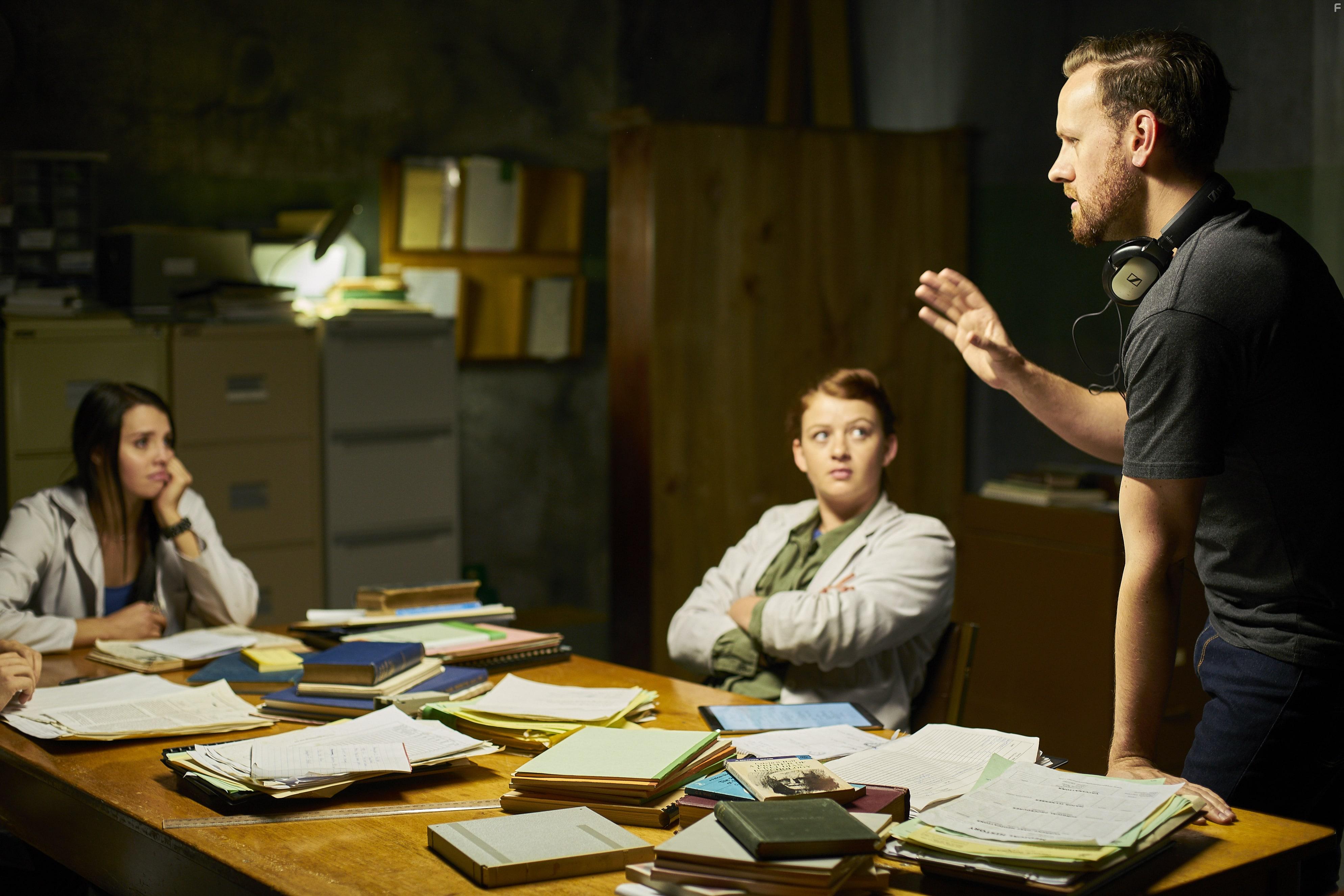 Sara West, Daniel J. Phillips, and Amelia Douglass in Awoken (2019)