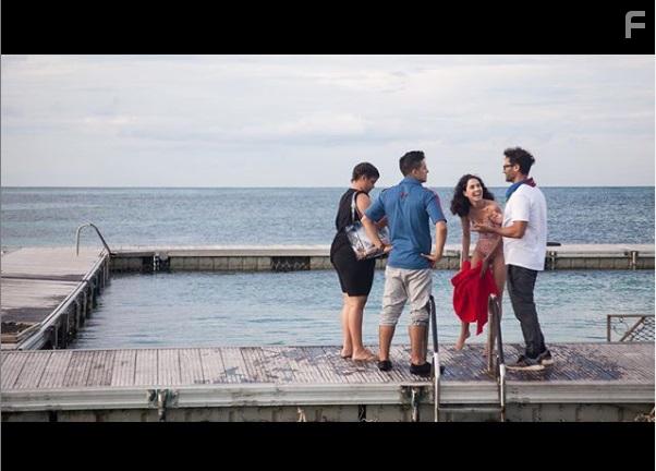 Vadhir Derbez, Mauricio Valle, and Ximena Romo in Como si fuera la primera vez (2019)