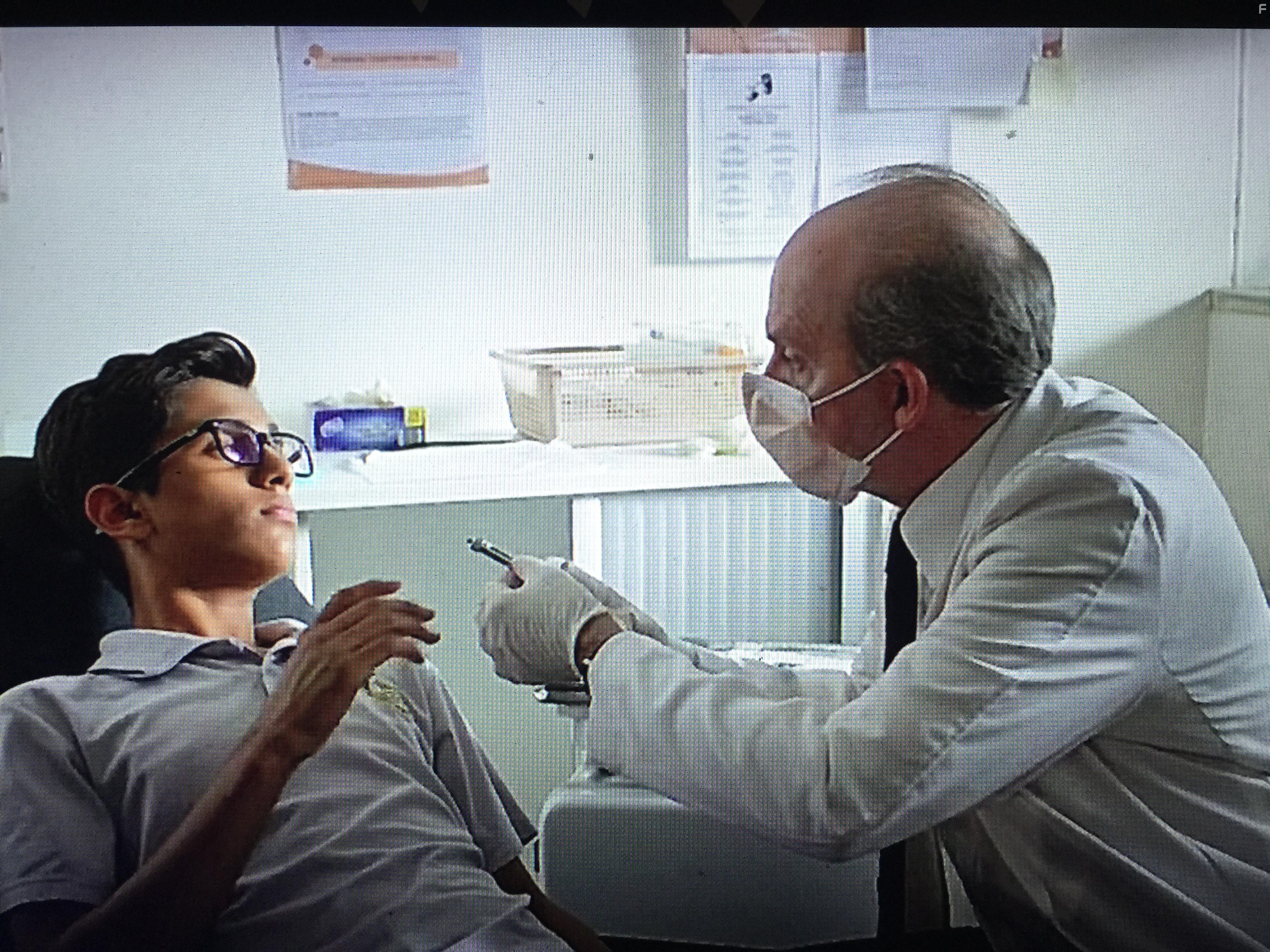 Steve McGrath as the Dentist in "The Unlisted" 2019