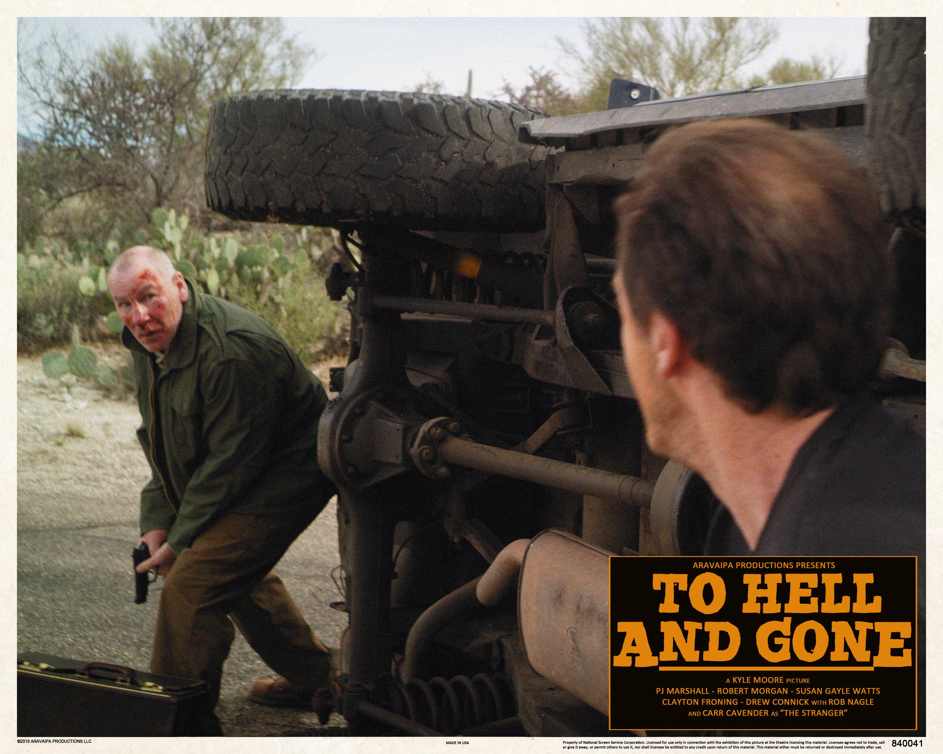 Robert Morgan and P.J. Marshall in To Hell and Gone (2019)