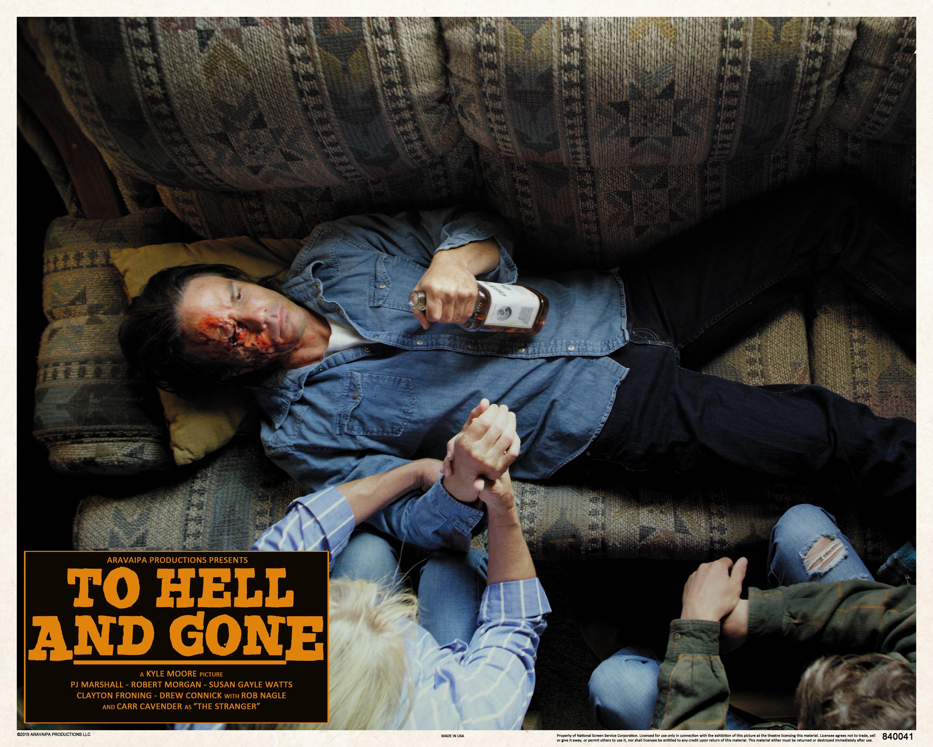 Susan Gayle Watts, Clayton Froning, and Drew Connick in To Hell and Gone (2019)