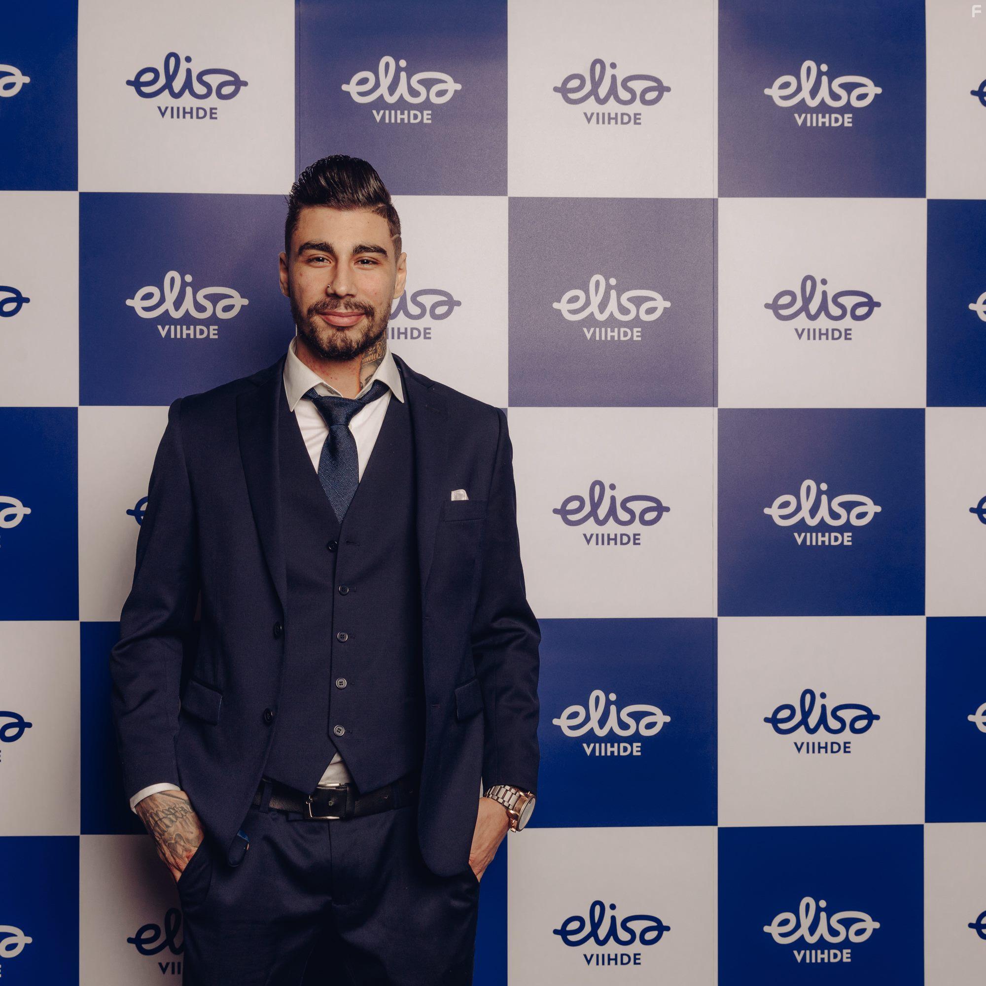 Karim Rapatti at an event for Kaikki synnit (2019)