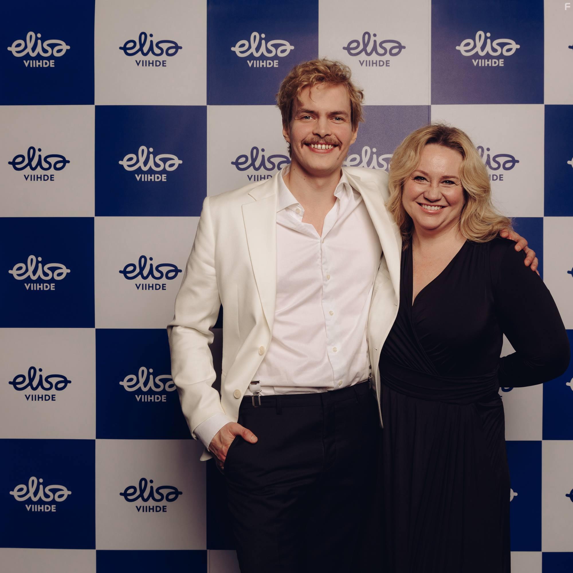 Maria Sid and Johannes Holopainen at an event for Kaikki synnit (2019)