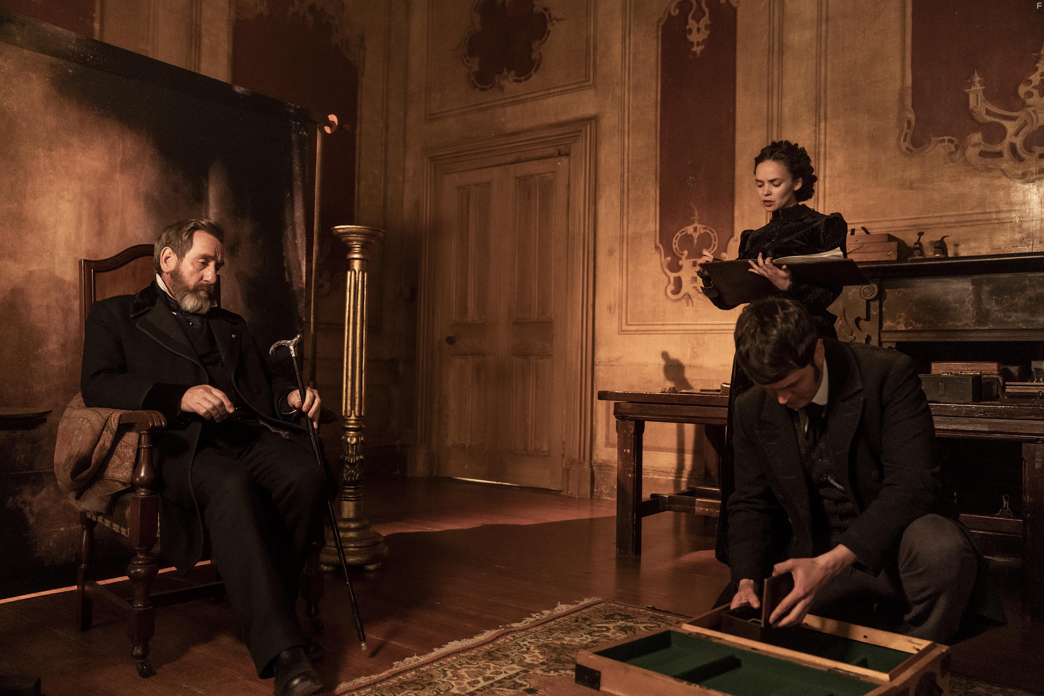 Michael Smiley, Eileen O'Higgins, and Kerr Logan in Dead Still (2020)