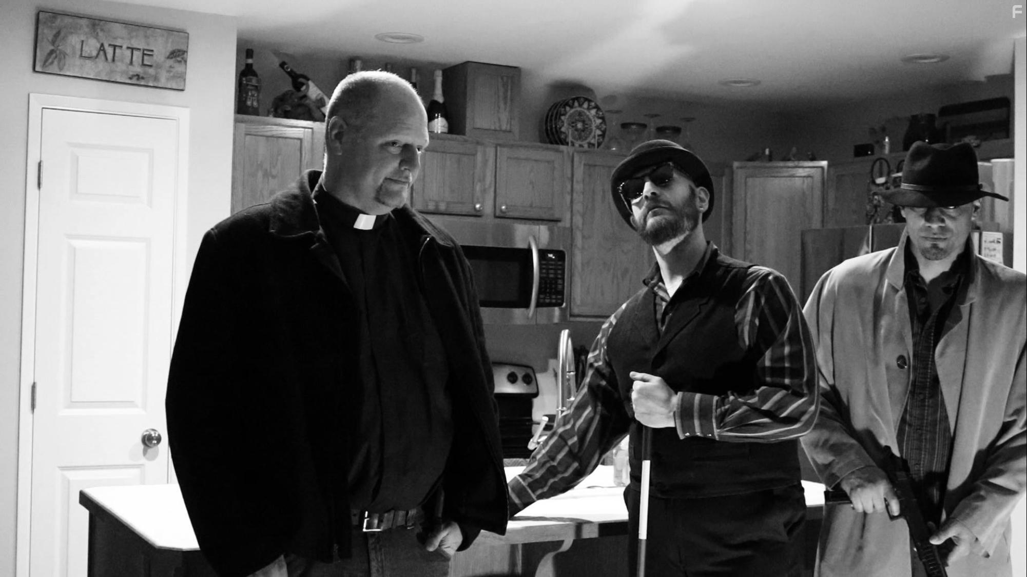 Aaron Carlson, Charles Lawson, and Joseph Beaudoin in The Outrider (2019)