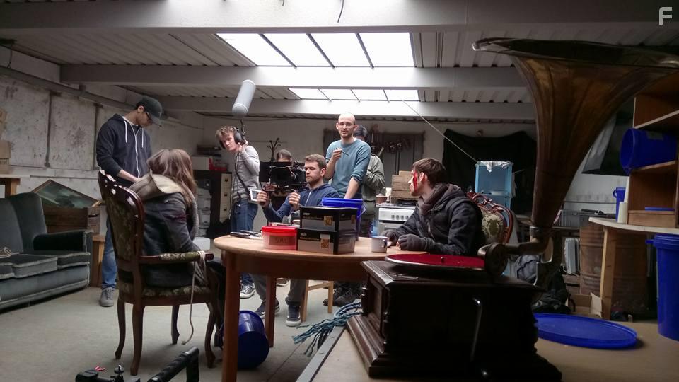 Julian Hundy, Luke Hobson, Andrew Gilbert, and Georgie Smibert in The Brink (2020)