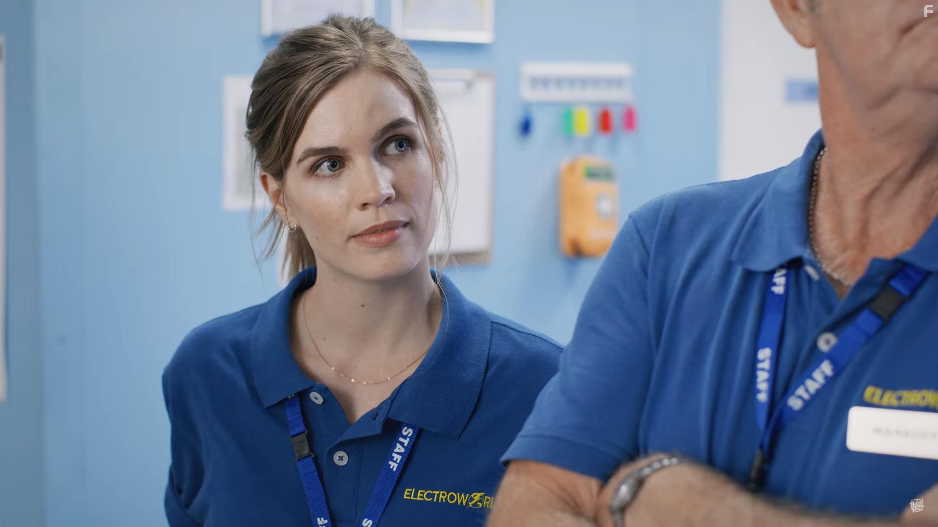 Tara Vagg and Stephen Francis in Rostered On: Hands on Heads (2019)