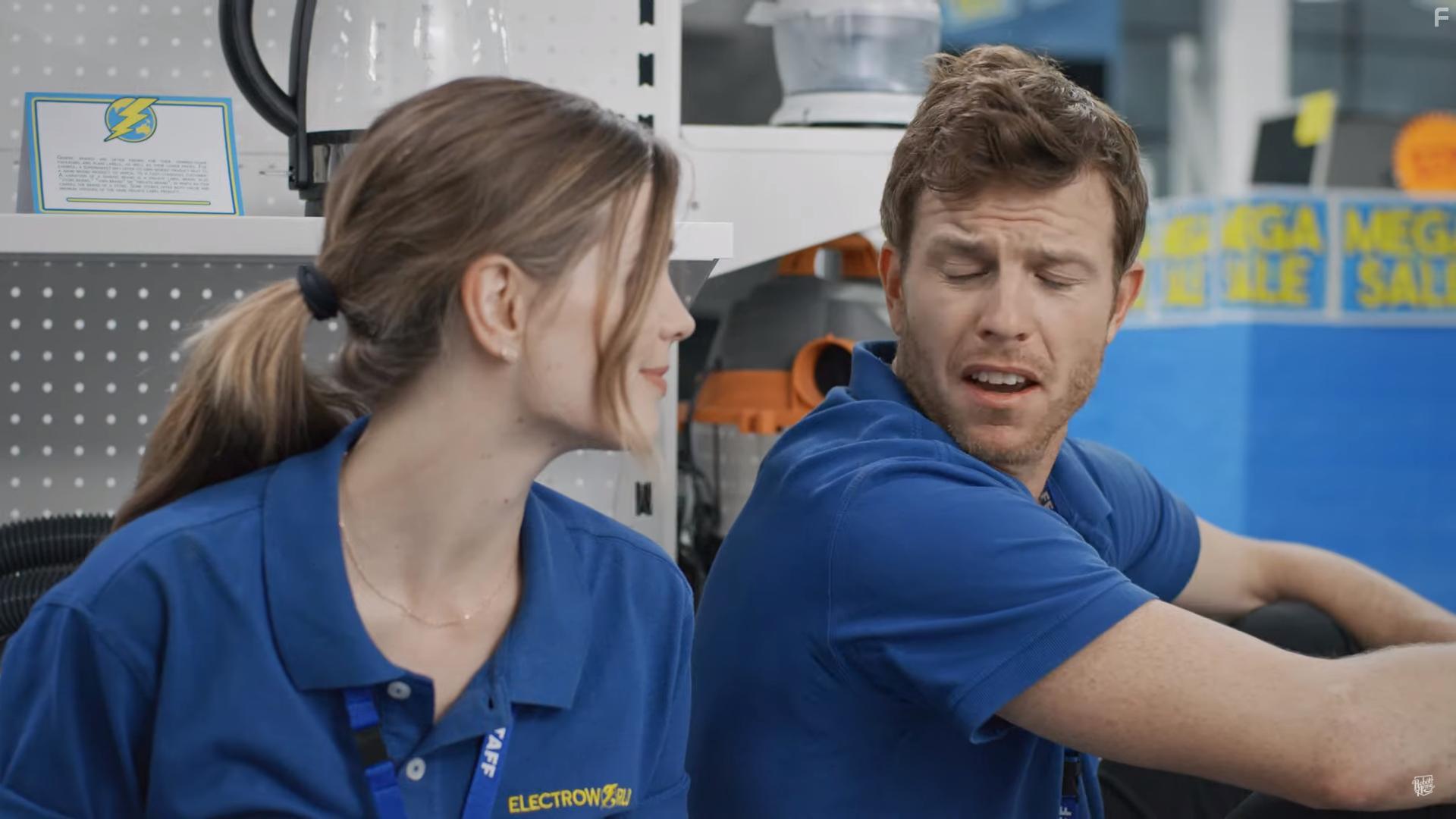 Nicholas Boshier and Tara Vagg in Rostered On: Hands on Heads (2019)