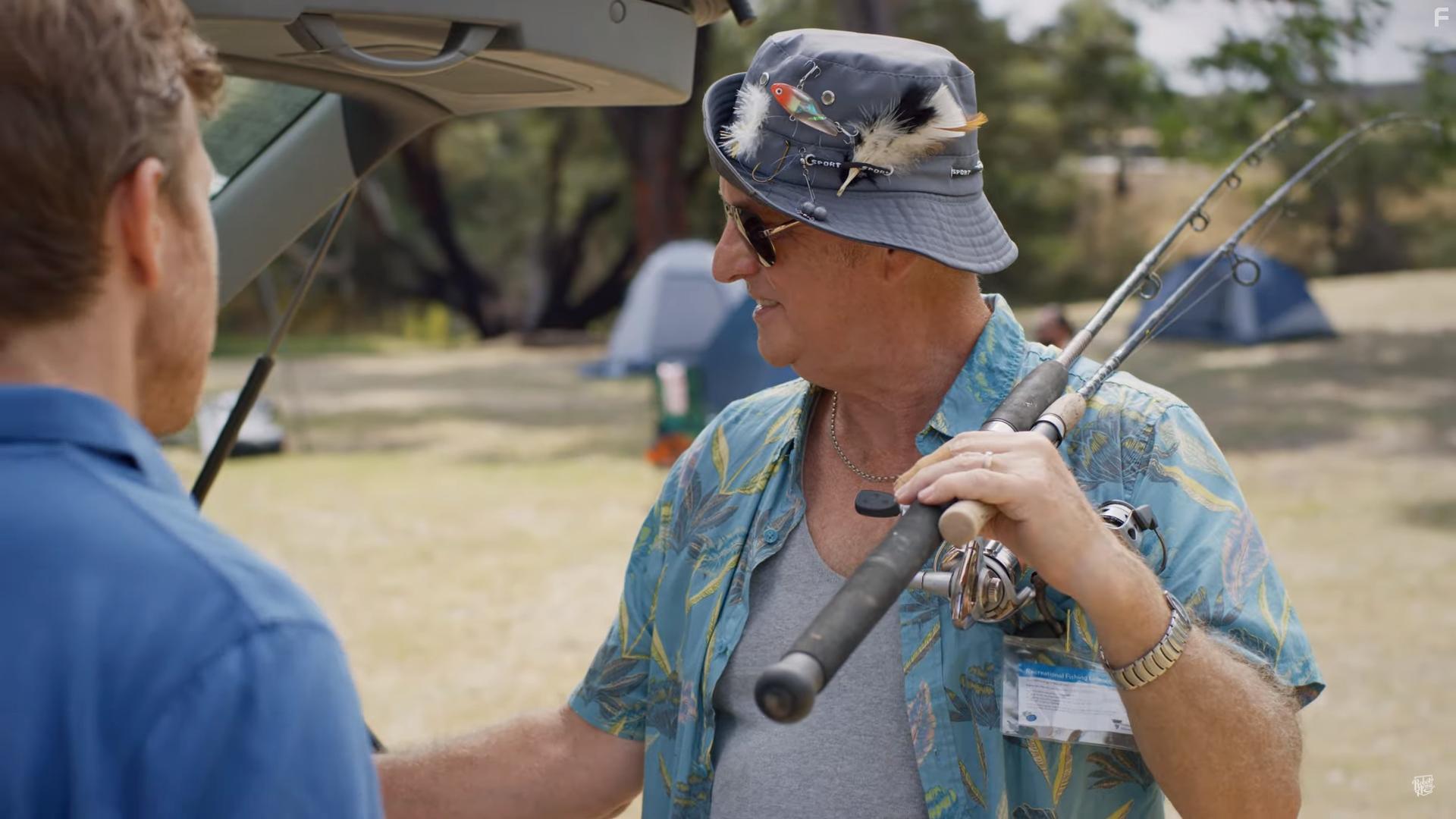 Nicholas Boshier and Stephen Francis in Rostered On: Hands on Heads (2019)