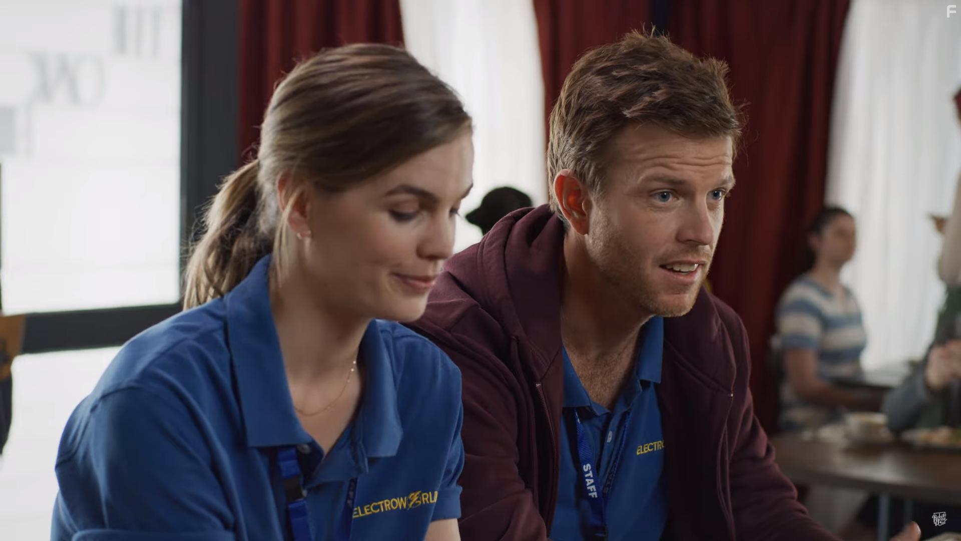 Nicholas Boshier and Tara Vagg in Rostered On: My Whole House Smells Like Poo (2019)