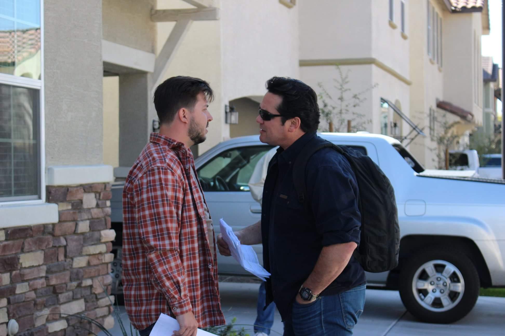 Drew Langhart and Dean Cain