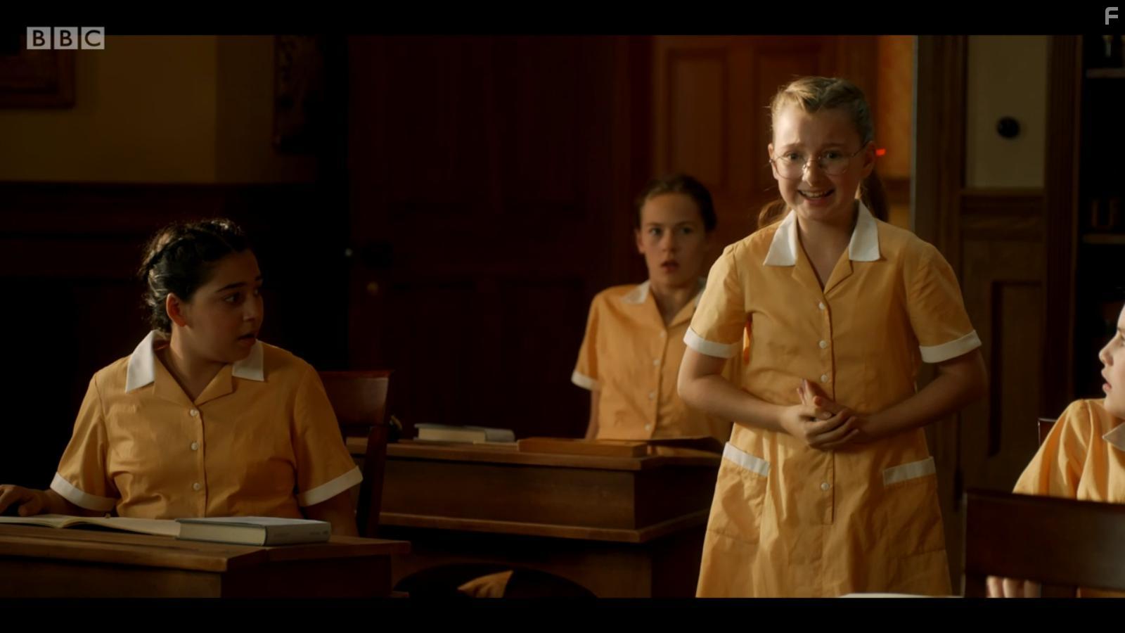 Imogen Lamb, Saskia Kemkers, and Zoey Siewert in Malory Towers (2020)