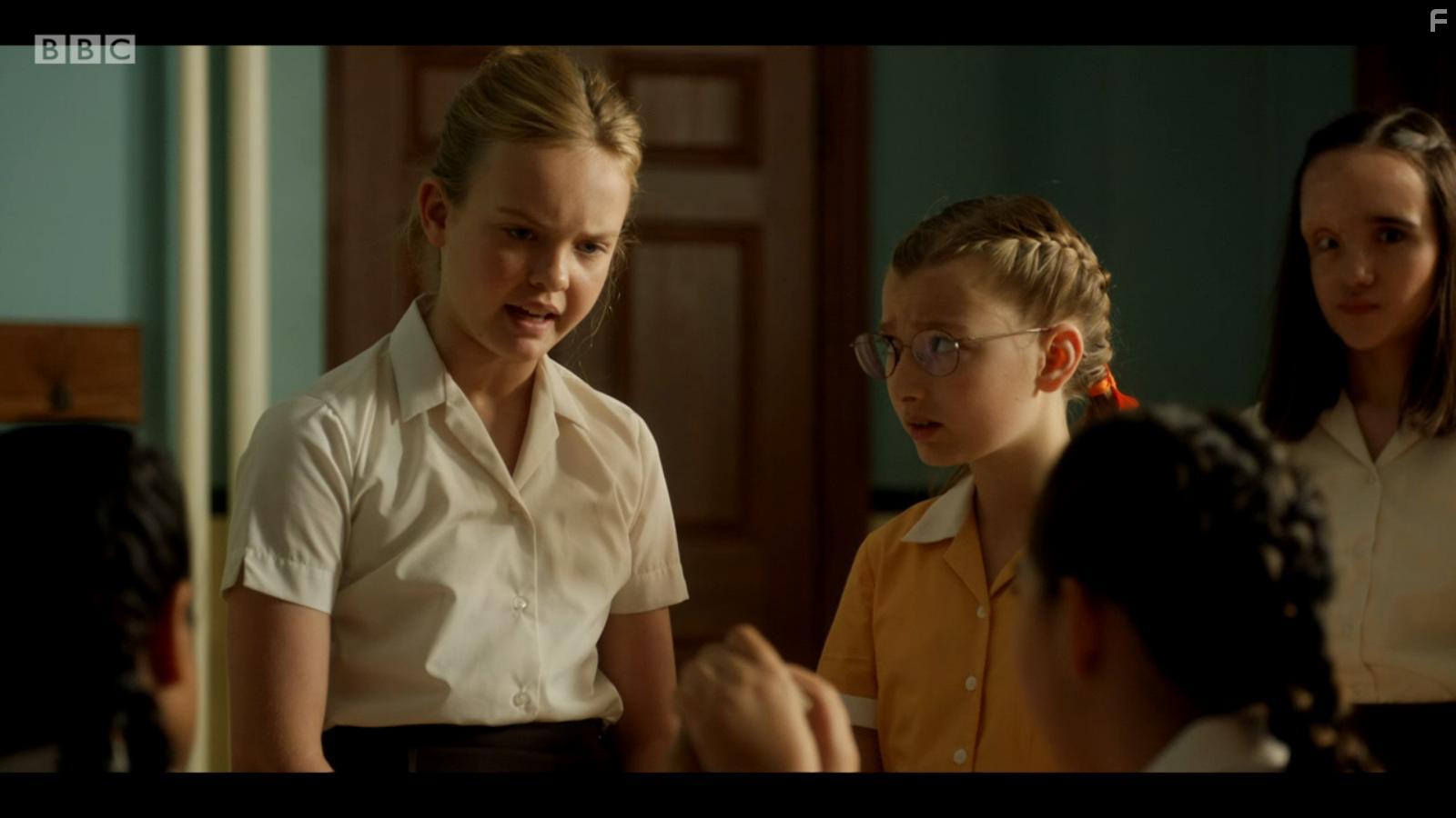 Beth Bradfield, Imogen Lamb, and Danya Griver in Malory Towers (2020)