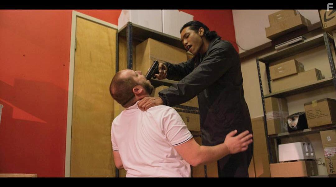 Justin Nesbitt and Tony Dew in A Clear Shot (2019)