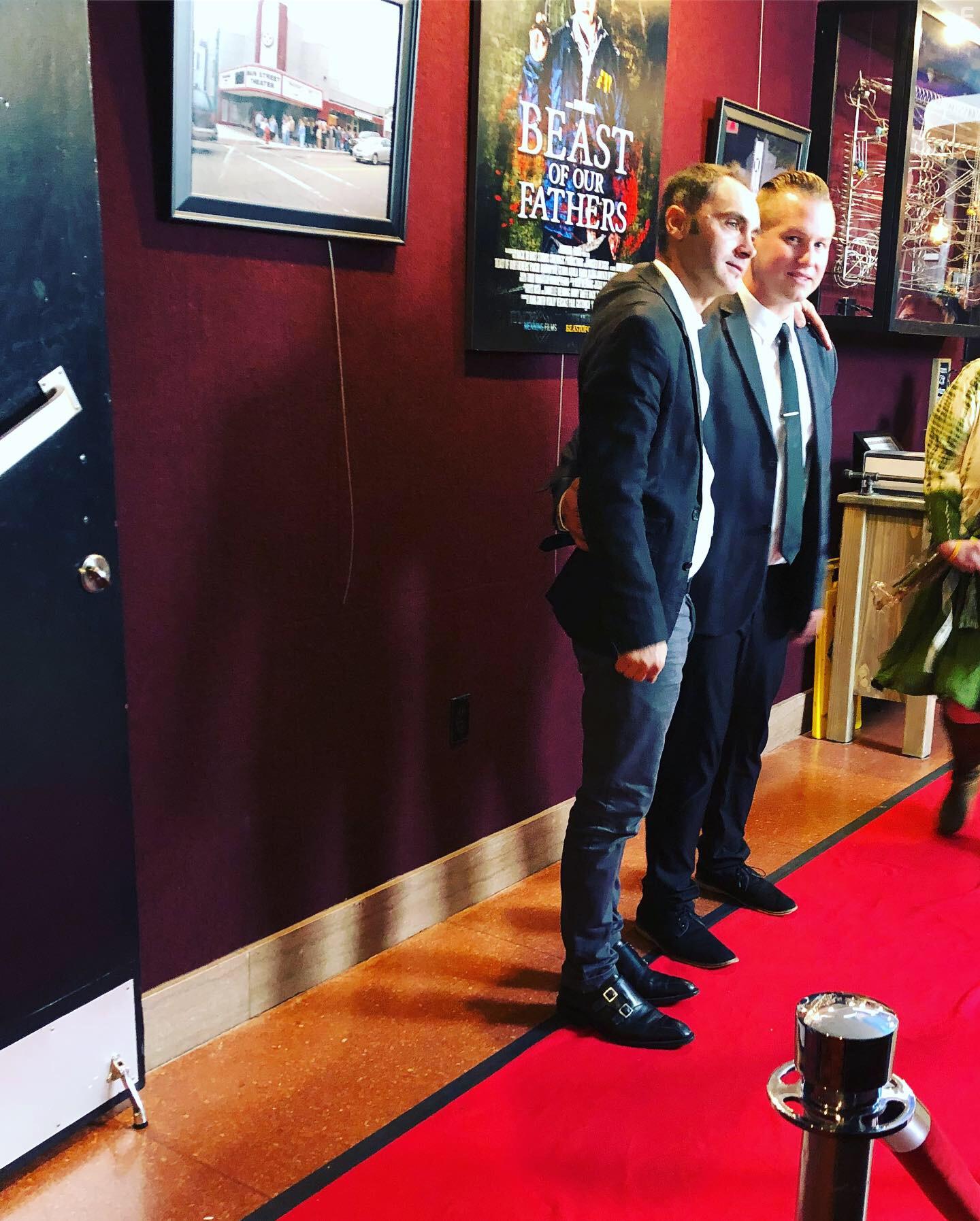 Vitaliy Versace and Josh Menning at an event for Beast of Our Fathers (2019)
