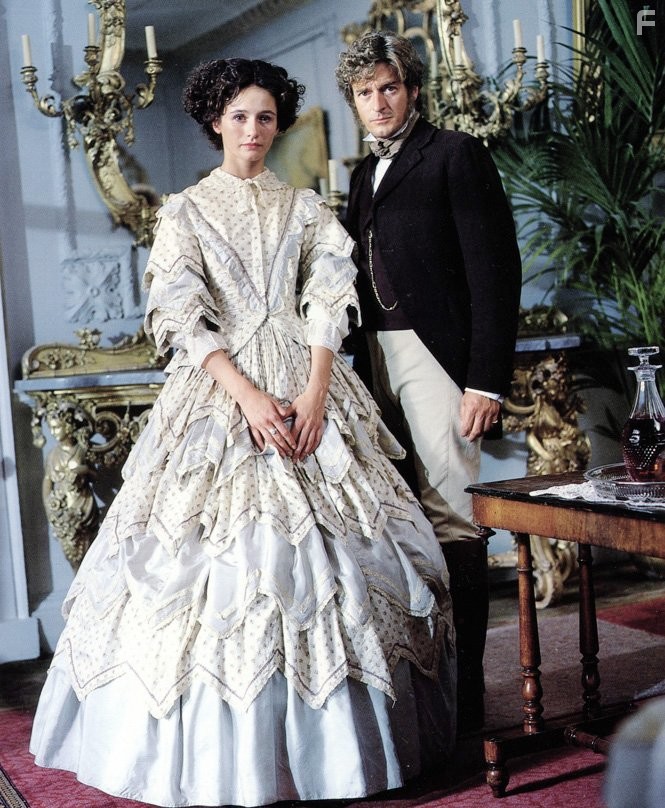 Nigel Havers and Emily Mortimer in The Glass Virgin (1995)