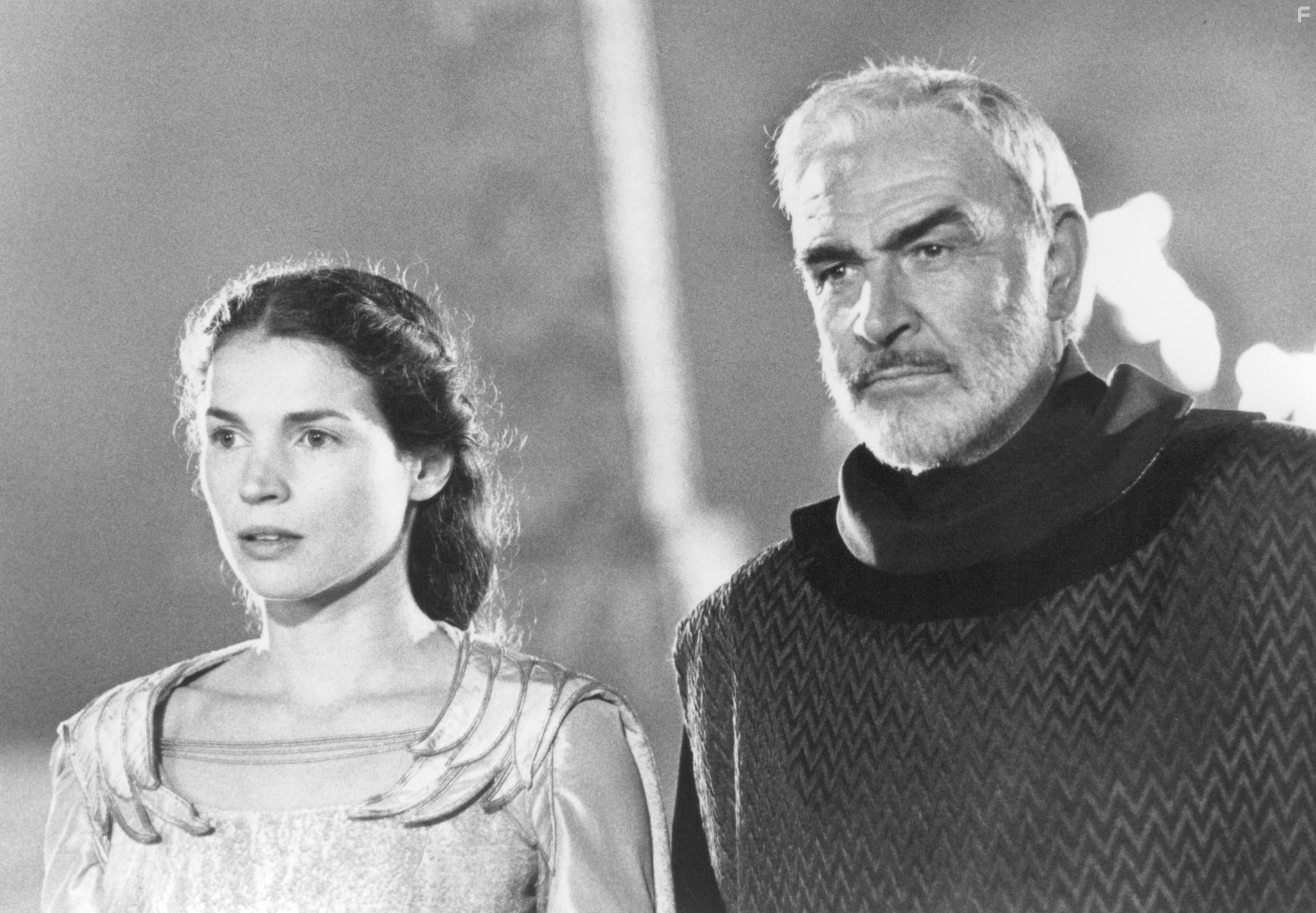 Sean Connery and Julia Ormond in Первый рыцарь (1995)
