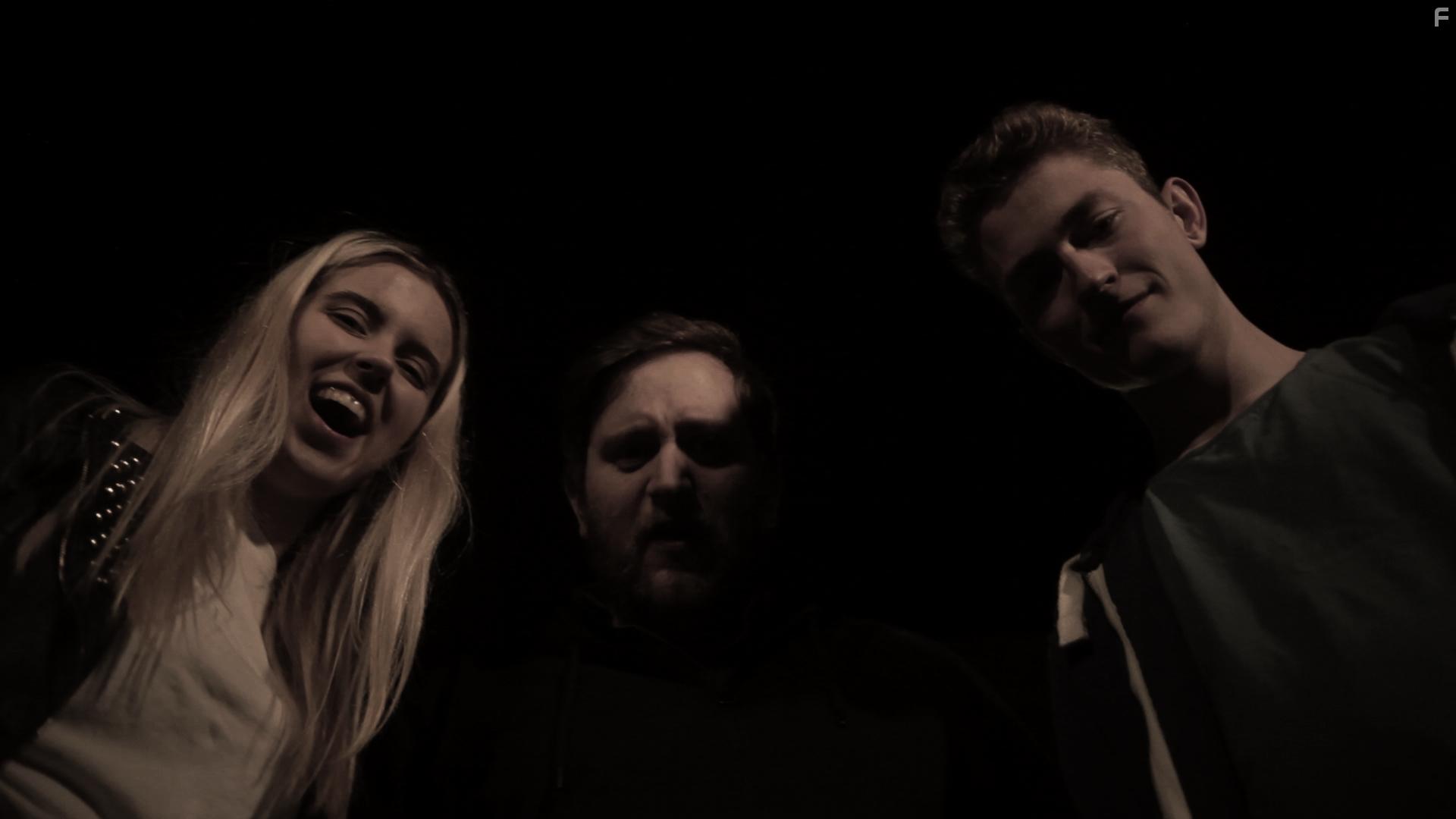 Marta Bagdziunaite, Ross Doney, and Jake Young in The Millennial Killer (2020)