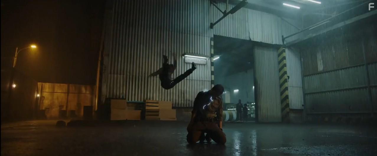 Bimasena Prisai Susilo, Abimana Aryasatya, Tara Basro, and Pritt Timothy in Gundala (2019)