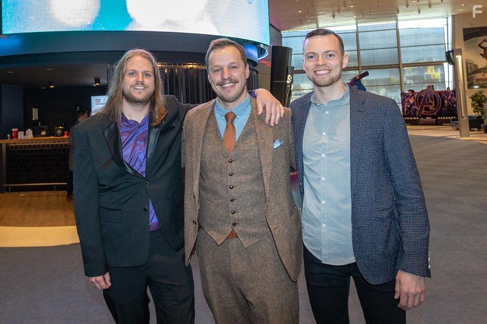 Snvar Slvason, Logi Ingimarsson, and Gugeir Arngrmsson at an event for Albatross (2015)