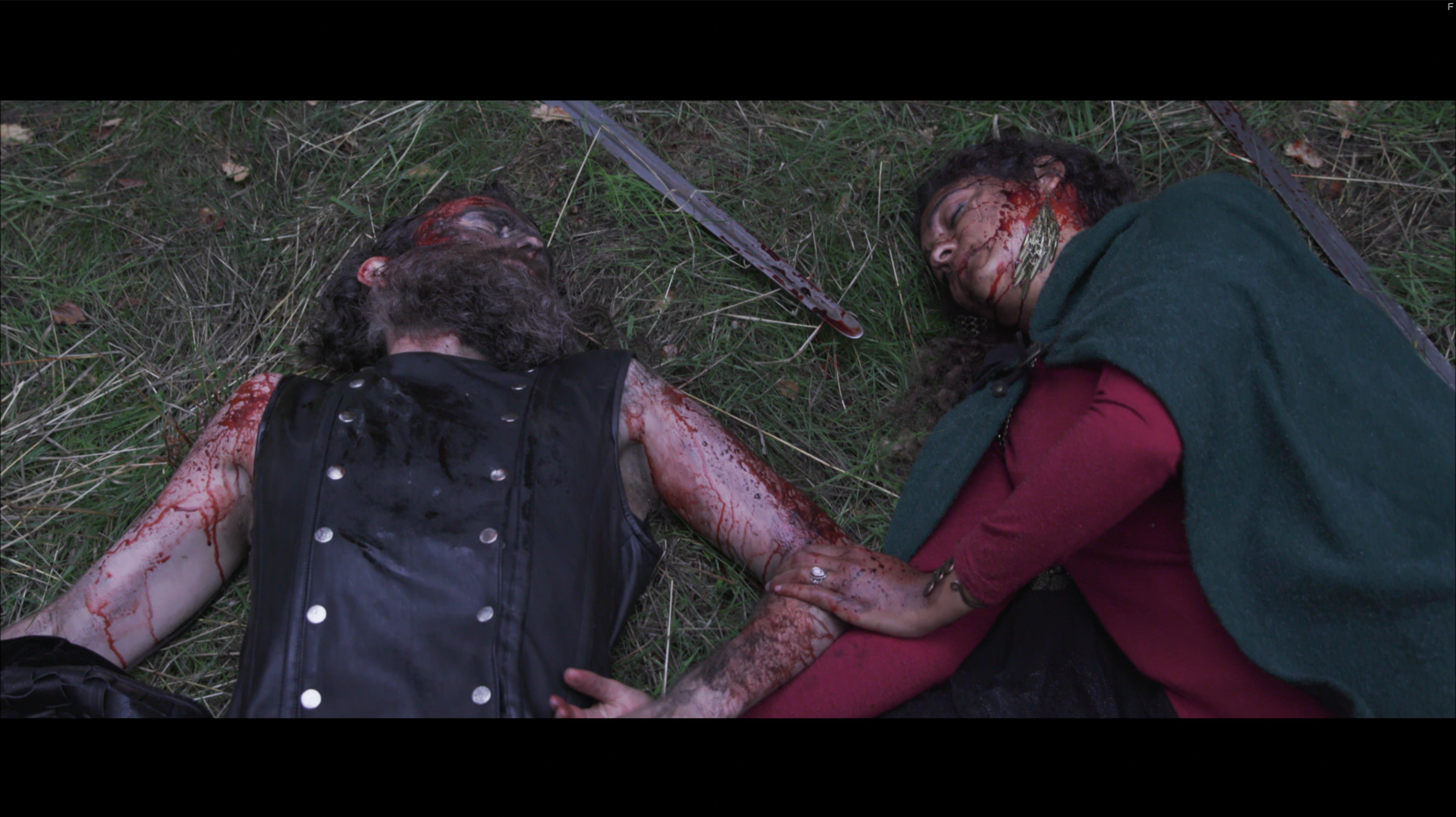 Peter Cosgrove and Shaila Alvarez in Pagan Warrior (2019)