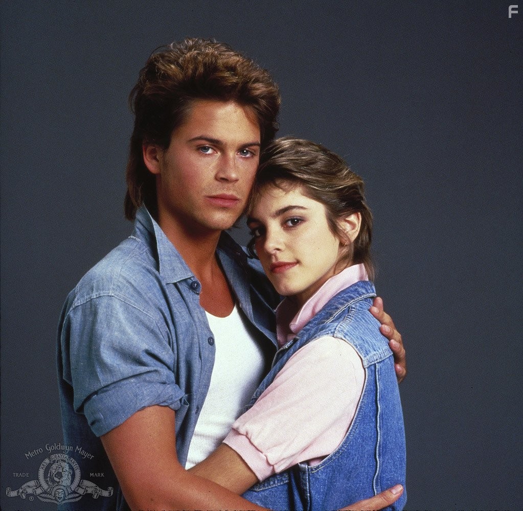 Rob Lowe and Cynthia Gibb in Молодая кровь (1986)