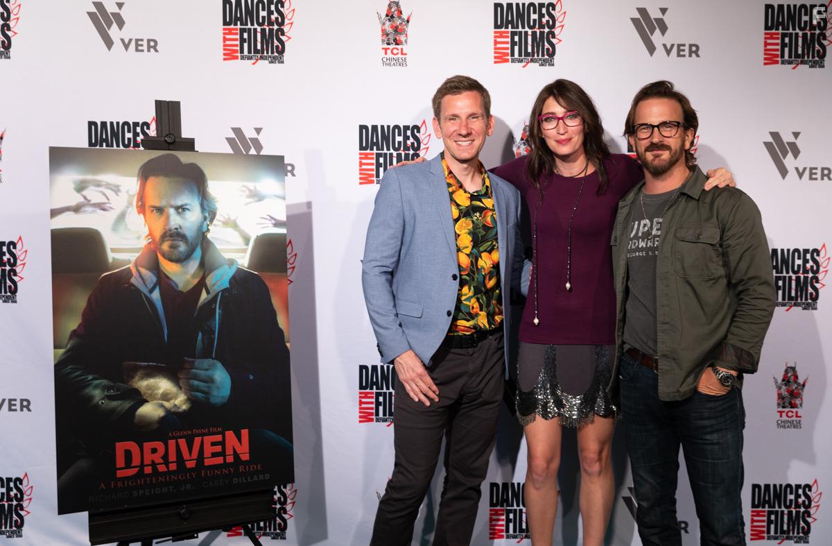 Glenn Payne, Casey Dillard, and Richard Speight, Jr. at the Los Angeles premiere of DRIVEN.