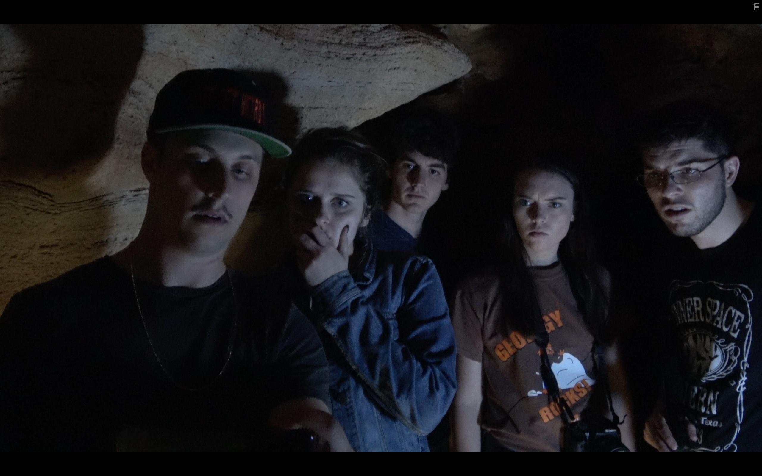 Brooke Mckinney, Neal Sansing, Michael Morris, Meghan Forbes, and Enzo Monfre in Beneath: A Cave Horror (2018)