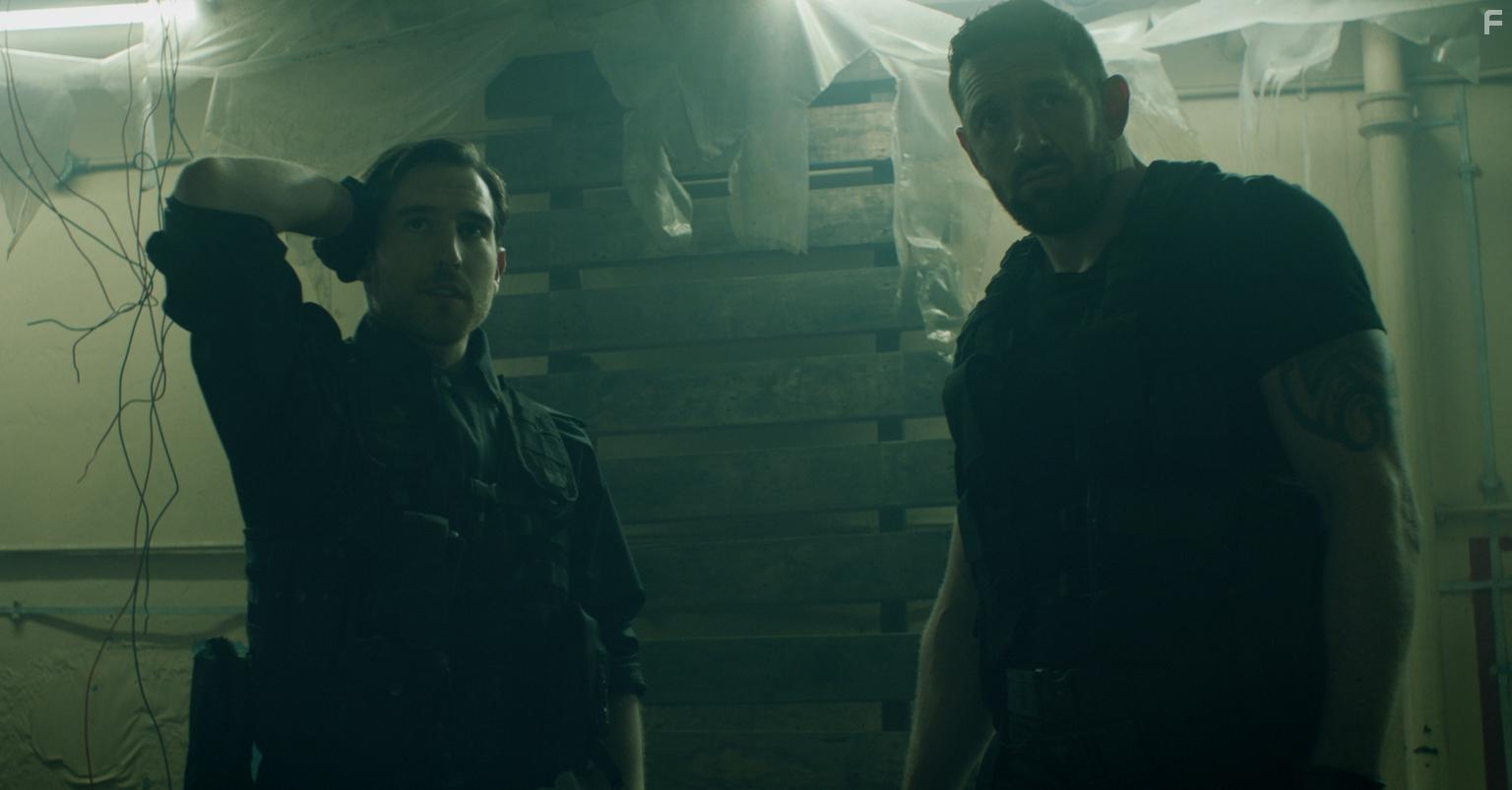 Stu Bennett and Sam Benjamin in I Am Vengeance: Retaliation (2020)