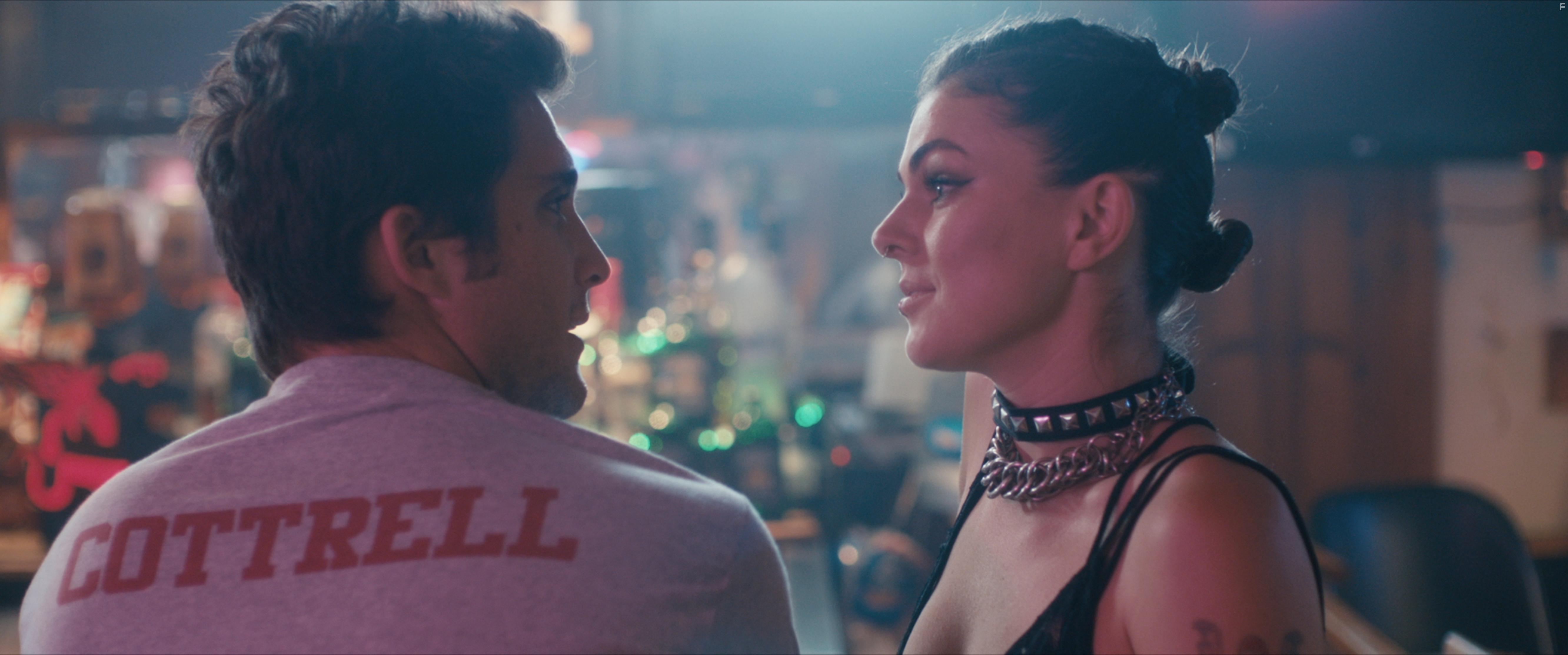 Diego Boneta and Serinda Swan in Revenge Ride (2020)