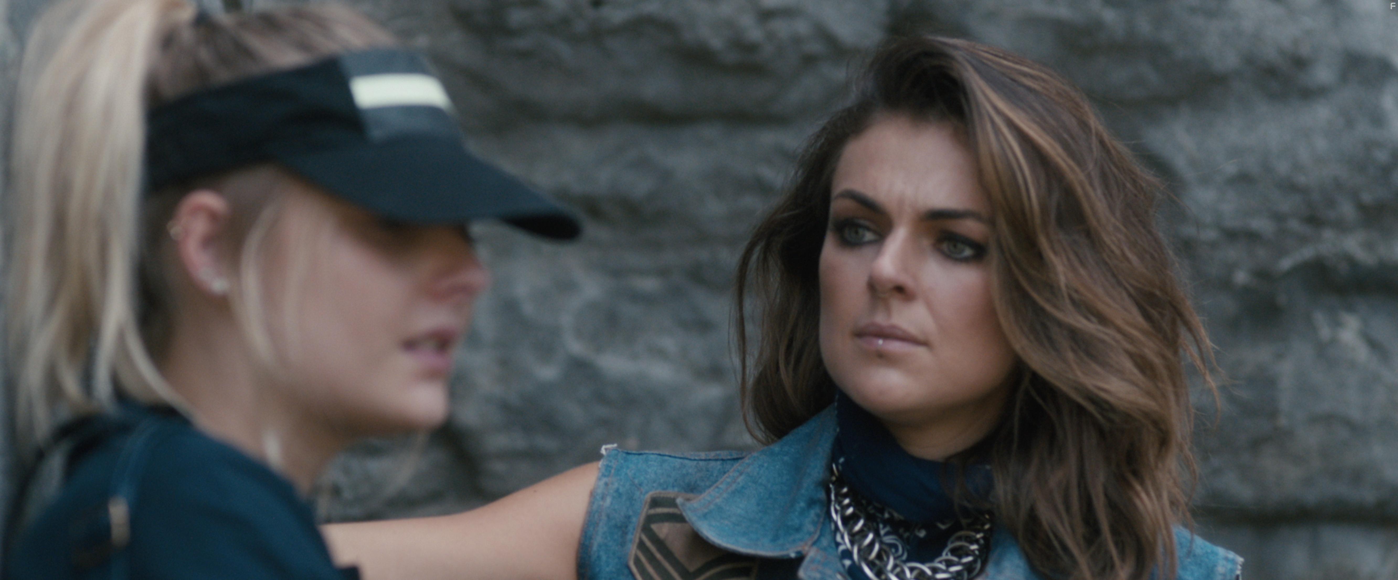 Serinda Swan and Vanessa Dubasso in Revenge Ride (2020)