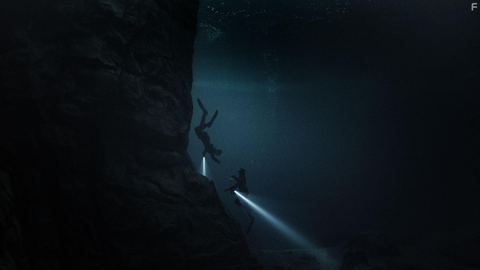 Moa Gammel and Madeleine Martin at an event for Breaking Surface (2020)