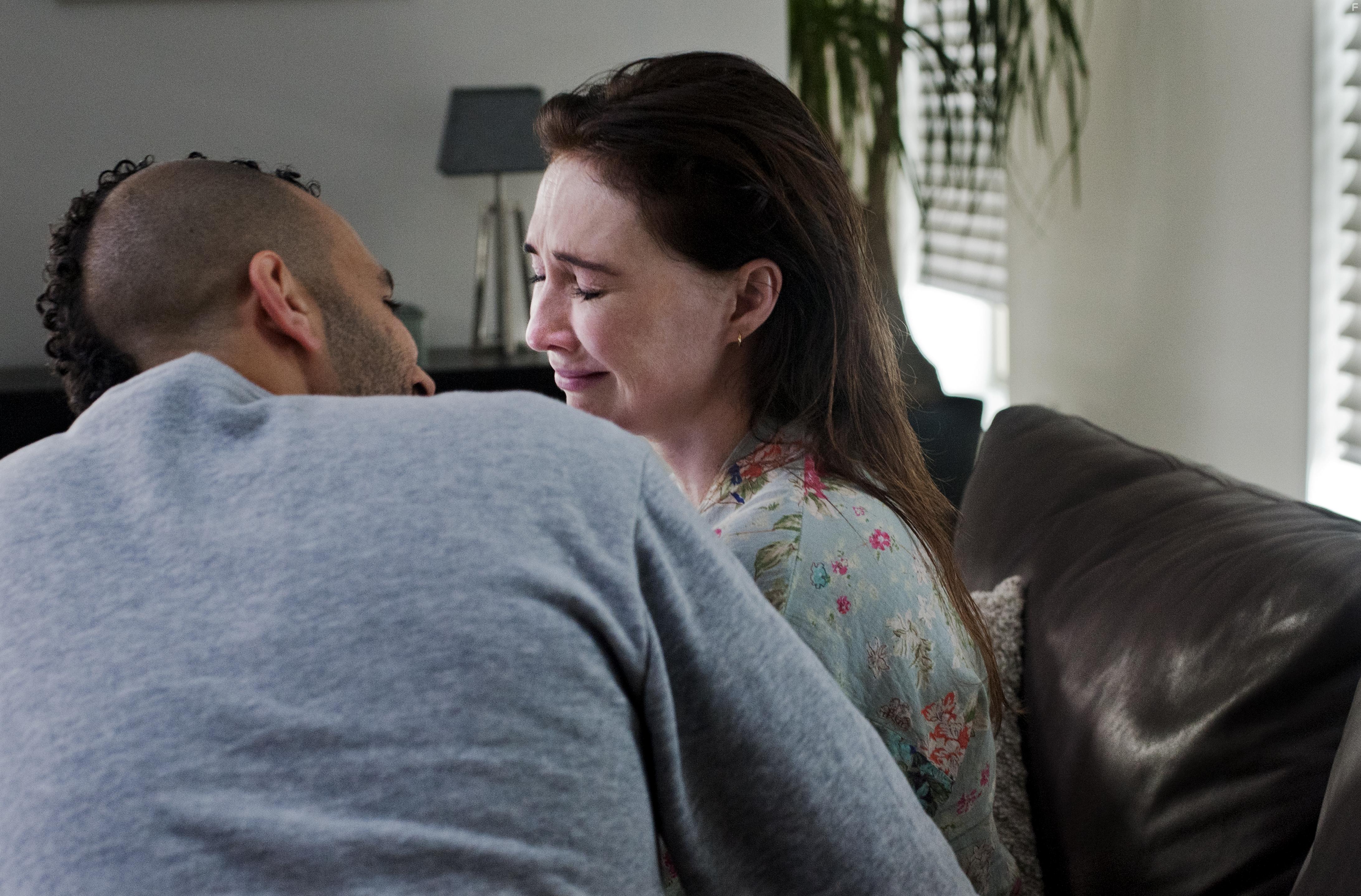 Carice van Houten and Marwan Kenzari in Instinct (2019)