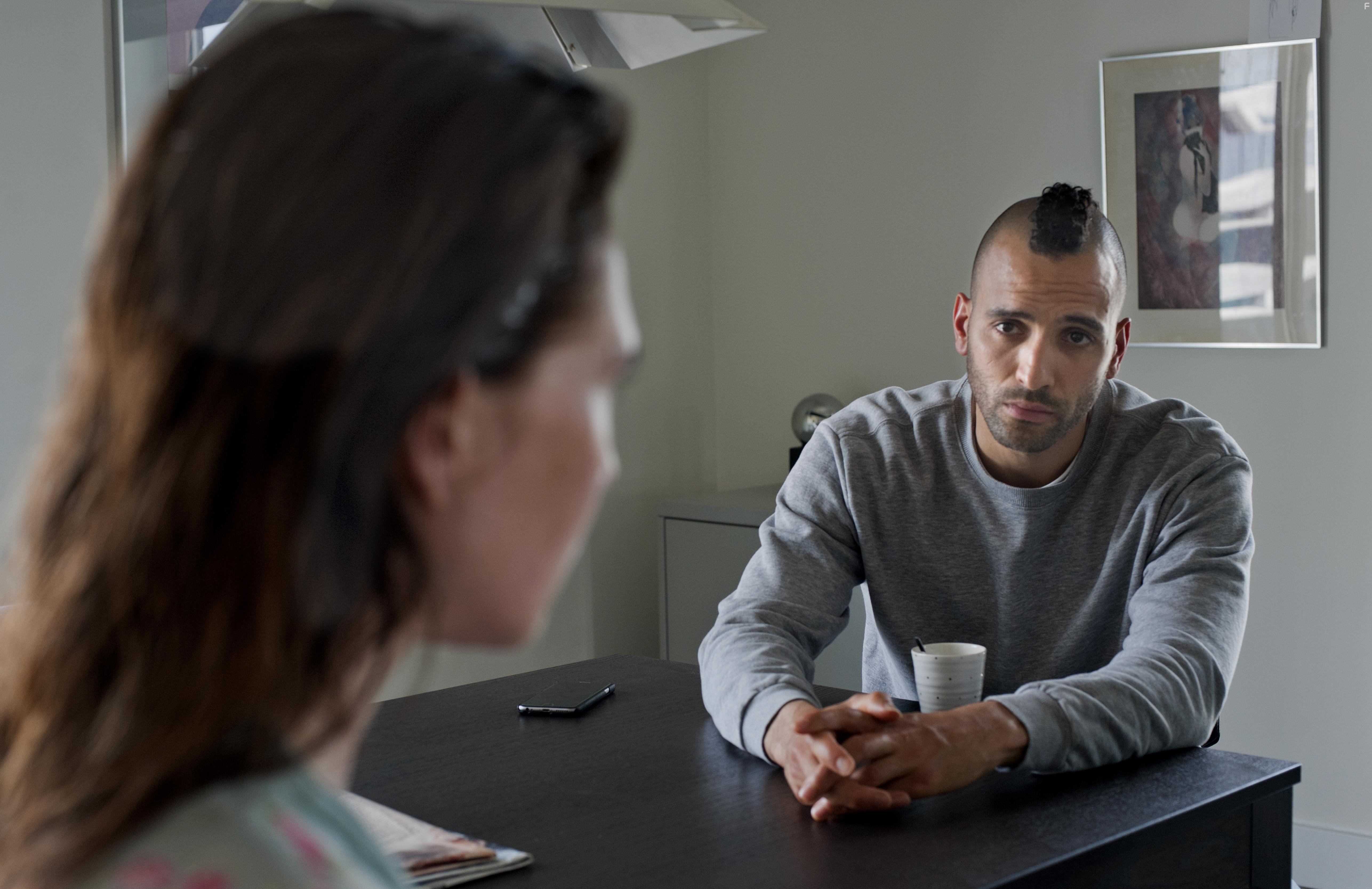 Carice van Houten and Marwan Kenzari in Instinct (2019)