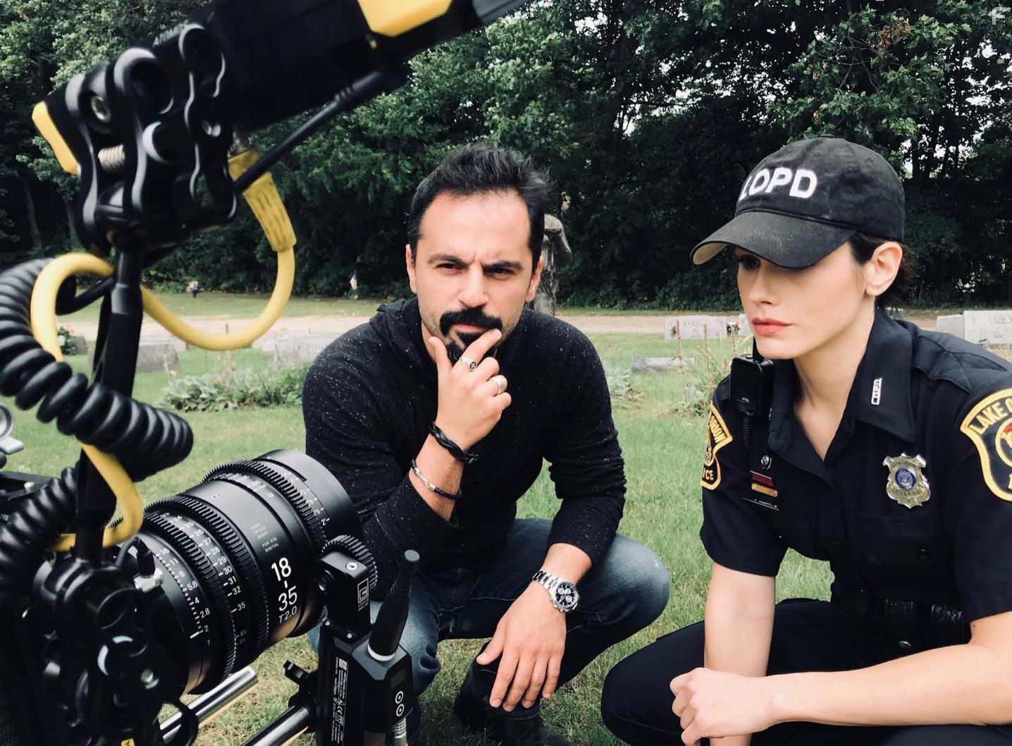 Director Sam Logan Khaleghi on Set with Jesi Jensen