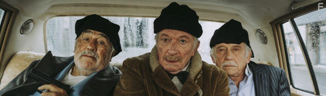 Mario Adorf, Hermann Beyer, and Tilo Prckner in Alte Bande (2019)