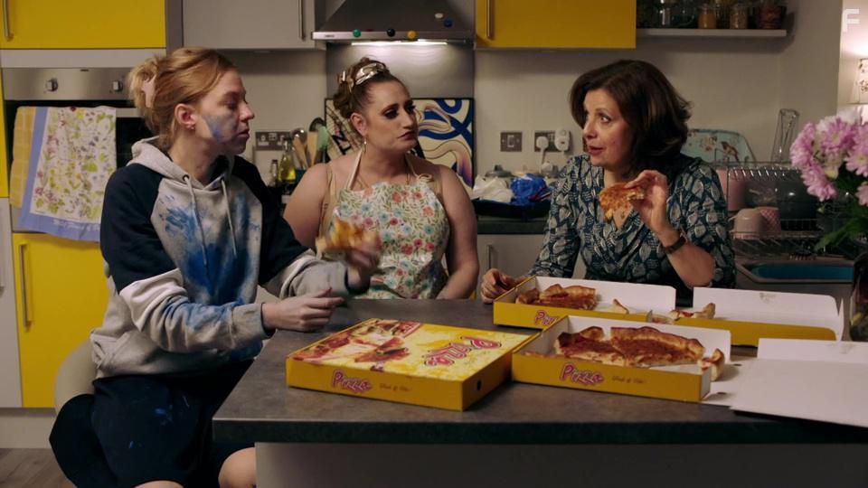 Rebecca Front, Lauren Socha, and Ellie White in The Other One (2017)