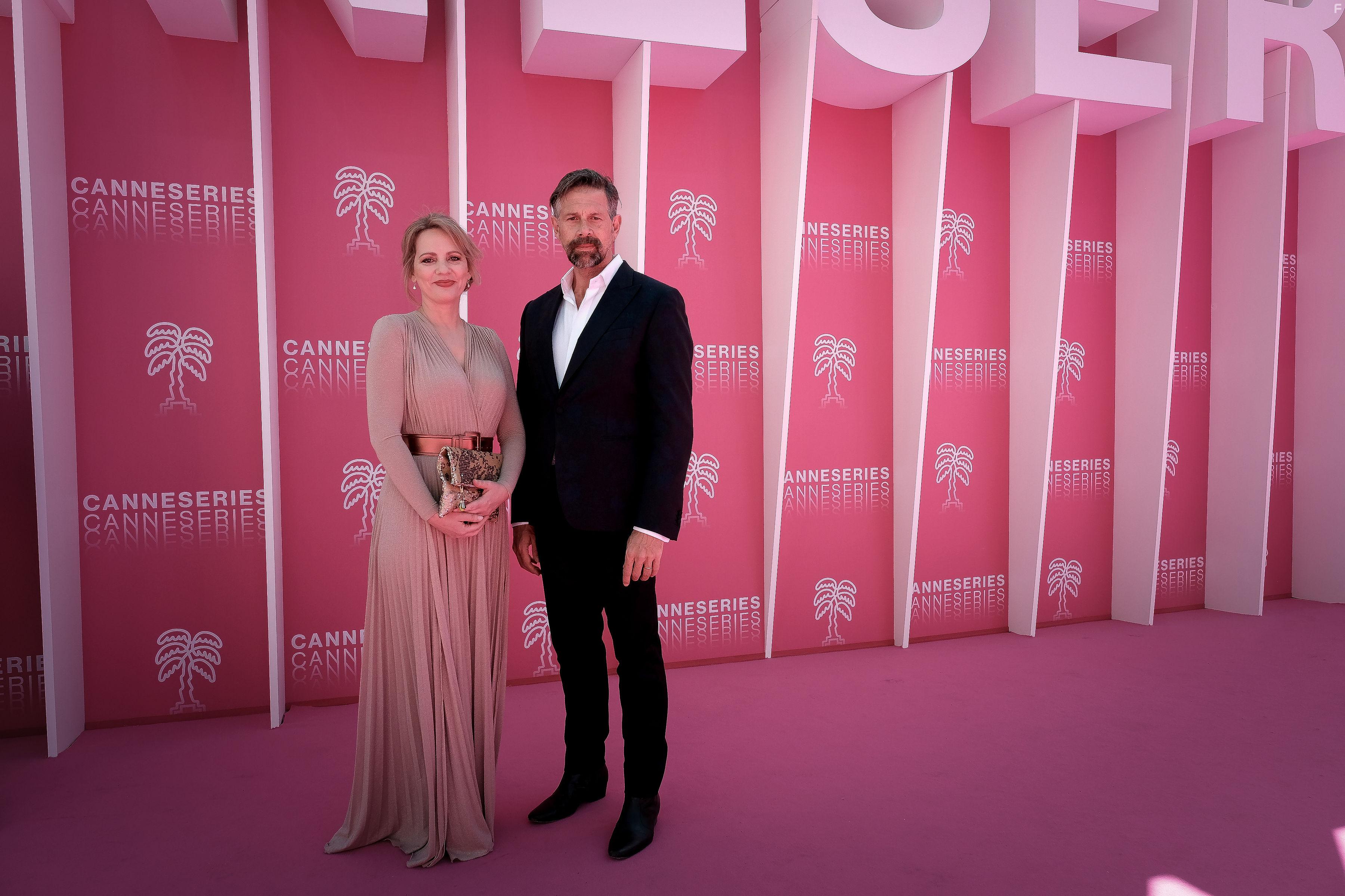 Johan Heldenbergh and Maaike Cafmeyer at an event for De Twaalf (2019)