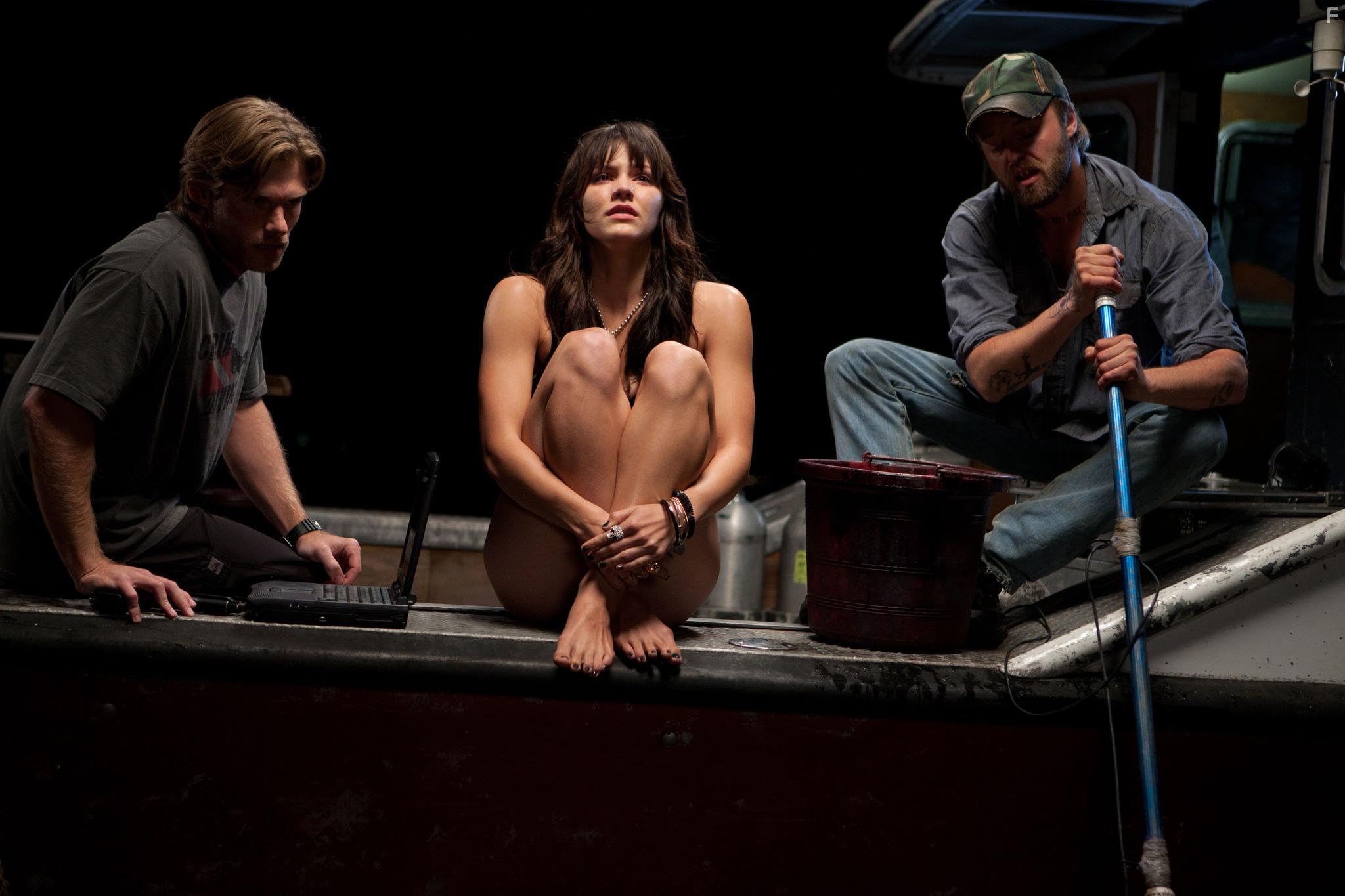 Joshua Leonard, Chris Carmack, and Katharine McPhee in Shark Night 3D (2011)