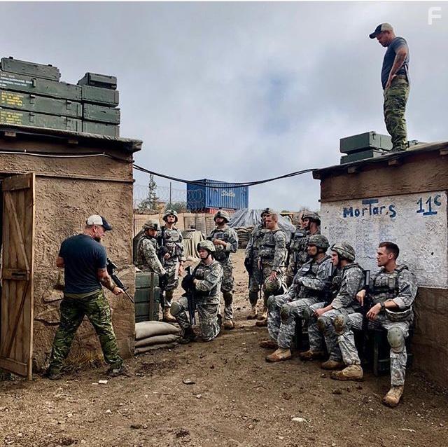 Jack DeVos, Bobby Lockwood, Alexander Arnold, Will Attenborough, Jack Kalian, Alfie Stewart, Taylor John Smith, and Ernest Cavazos in The Outpost (2020)