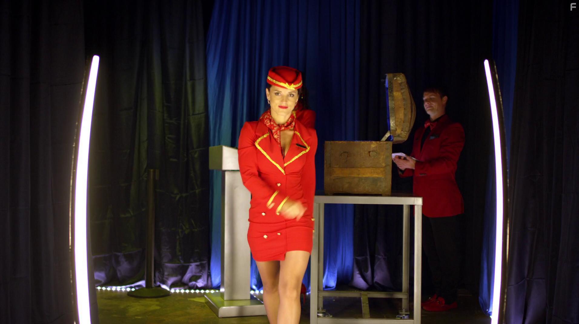 Katrina Norman and Bryan McClure in Money Plane (2020)