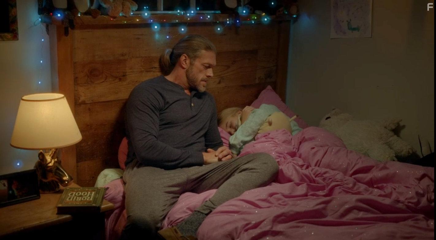 Adam Copeland and Emma Gordon in Money Plane (2020)